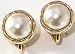 Monet 10mm Twist Simulated Pearl Earrings SIMULATED PEARL