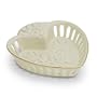Lenox Forevermore Gold Banded Ivory China Heart Dish