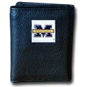 College Leather Tri-fold Wallet - Michigan Wolverines