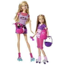 Barbie Sisters 2 Pack - Sisters Skate Barbie & Stacie