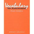 Vocabulary for Achievement: 1st Course