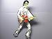 ELVIS PRESLEY White Pendulum Swinging Legs Clock NEW
