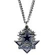 Dallas Cowboys Chain Necklace & Pewter Pendant - NFL Football Fan Shop Sports Team Merchandise