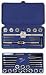 Irwin Tap & Die Set, 17 Sizes Carbon Steel, 1 Dies, 39 Pc
