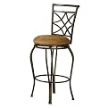 Glendale All-Metal Barstool- Brown Rust/ Buckskin