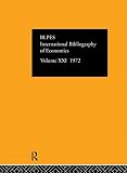 International bibliography of economics = Bibliographie internationale de science économique