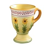 Pfaltzgraff Pistoulet Open Stock Sunflower Pedestal Mug