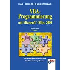 VBA-Programmierung mit Microsoft Office 2000