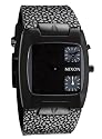 Nixon Banks Leather All Black Watch A086288