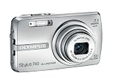 Olympus Stylus 740 7.1MP Digital Camera with Digital Image Stabilized 5x Optical Zoom (Silver)
