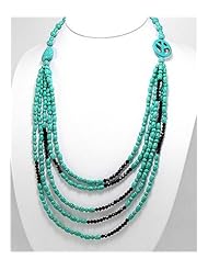 Turquoise Necklace In Zinc