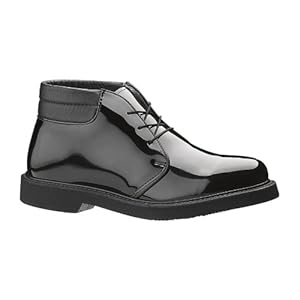 Bates® Lites™ High - Gloss Padded Collar Chukkas, BLACK, 7.5EEE
