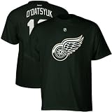 Detroit Red Wings Reebok Pavel Datsyuk St. Patrick's Day Dark Green T-Shirt (Medium)