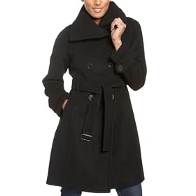 Andrew Marc Ladies Double Breasted Belted Coat by Andrew Marc
