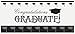 Classic Graduation Party Wall Banner & Photo Booth Prop, 60” x 27”