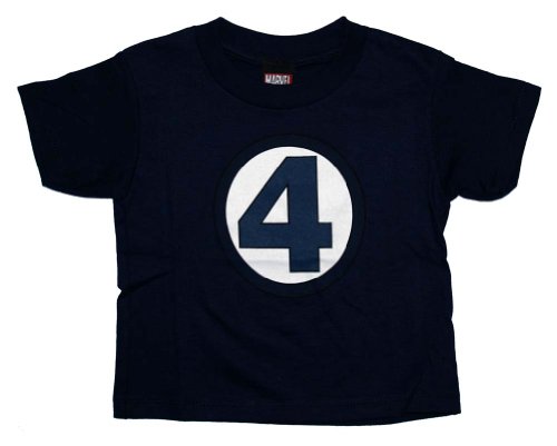  Fantastic Four Logo Marvel Comics Costume Uniform Baby Toddler T-Shirt Tee