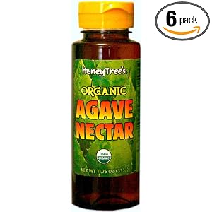 Honey Tree Organic Agave Nectar, 11.75 Ounce Bottles (Pack of 6) by Honey Tree