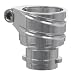 New Designz Spyder Band Clamp Low Rize Feed Neck - No Holes - Silver