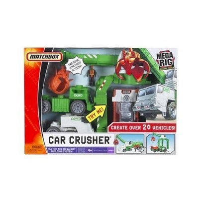 matchbox mega rig car crusher building system  more detail click!