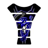 Evil Joker Clown Blue Gel Motorcycle Tank Pad protector 