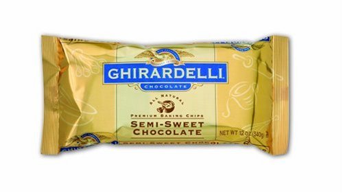 Ghirardelli Chocolate Semi-Sweet Chocolate Chips, 12-Ounce Bags (Pack of 12) by Ghirardelli