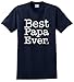 Best Papa Ever T-Shirt XL Navy