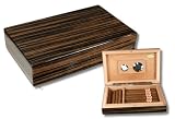Business Travel-Humidor Tigerwood V-65