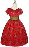 New Red Heirloom Style Embroidered Dress ~ Size 4 Remaining
