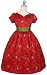 New Red Heirloom Style Embroidered Dress ~ Size 4 Remaining