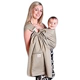 Zolowear Organic Cotton Baby Sling Khaki, X-Small