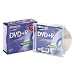 DVD+R Discs, 4.7GB, 16x, w/Slim Jewel Cases, Silver, 10/pack
