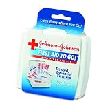 Mini First Aid To Go Kit, 12 Pieces, Plastic Case