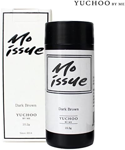 [YUCHOO BY ME] MOISSUE Hair Fibers 10.2g Natural Hair Loss Concealer 3 Colors / Natural Ingredients Hair Fibers Instantly Thickens Thinning Hair for Men and Women / Made in Korea (Dark Brown)