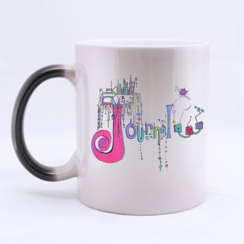 Journal Art Tie Dye Custom Morphing Mug