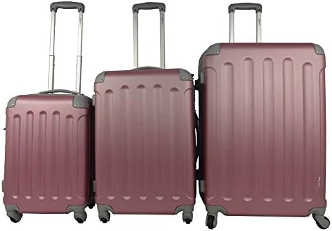 McBrine Luggage Eco Friendly Three Piece Set With Spinner Wheels
