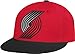 NBA Portland Trailblazers Flat Brim Flex Fit Wool Hat, Large/X-Large
