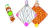 Munchkin Teething Blanket with Pacifier Attachment