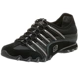 Skechers USA Womens Broadcast Sneaker,Black,6.5 M