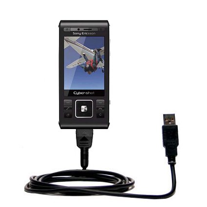 Classic Straight USB Cable for the Sony C905A with Power Hot Sync and Charge capabilities - uses Gomadic TipExchange Technology