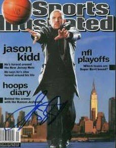 Jason Kidd (New Jersey Nets) autographed Sports Illustrated Magazine