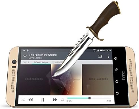 M9 Screen Protector,anti Scratch for HTC One M9 Tempered Glass Premium 0.33 Mm 2.5d Rounded Edge 9h Bubble-free High Definition Ultra Clear Tempered Glass Screen Protector for HTC One M9