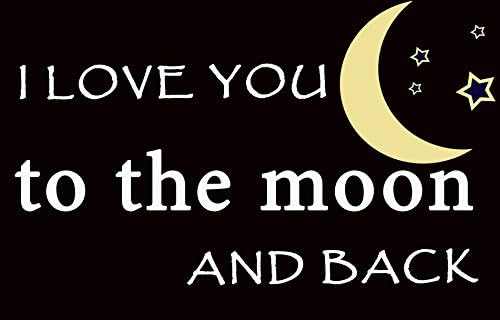 I Love You To the Moon and Back Rectangle Magnet 4" X 6"