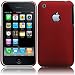 IPHONE 3G S / 3GS RUBBERISED SHIELD BACK COVER - RED PART OF THE QUBITS ACCESSORIES RANGE
