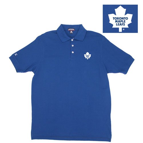 Antigua Toronto Maple Leafs Classic Pique Polo - Maple Leafs Royal Small