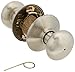 Schlage F40 V PLY 619 Plymouth Door Knob, Bed & Bath Privacy Lock, Satin Nickel