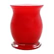 Glass Candle Holder - Red