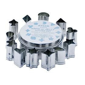 Aspic Jelly Cutter Set - Tinned Steel - 12 Pc. - 1 2 Dia. by Ateco