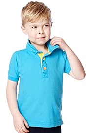 Pure Cotton Short Sleeve Fluro Polo Shirt