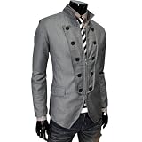 TheLees Mens vintage st zipper blazer jacket