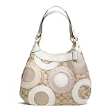 Coach Pieced Patchwork Medium Hobo Handbag 18824 Light Khaki Multi Reviews Picture